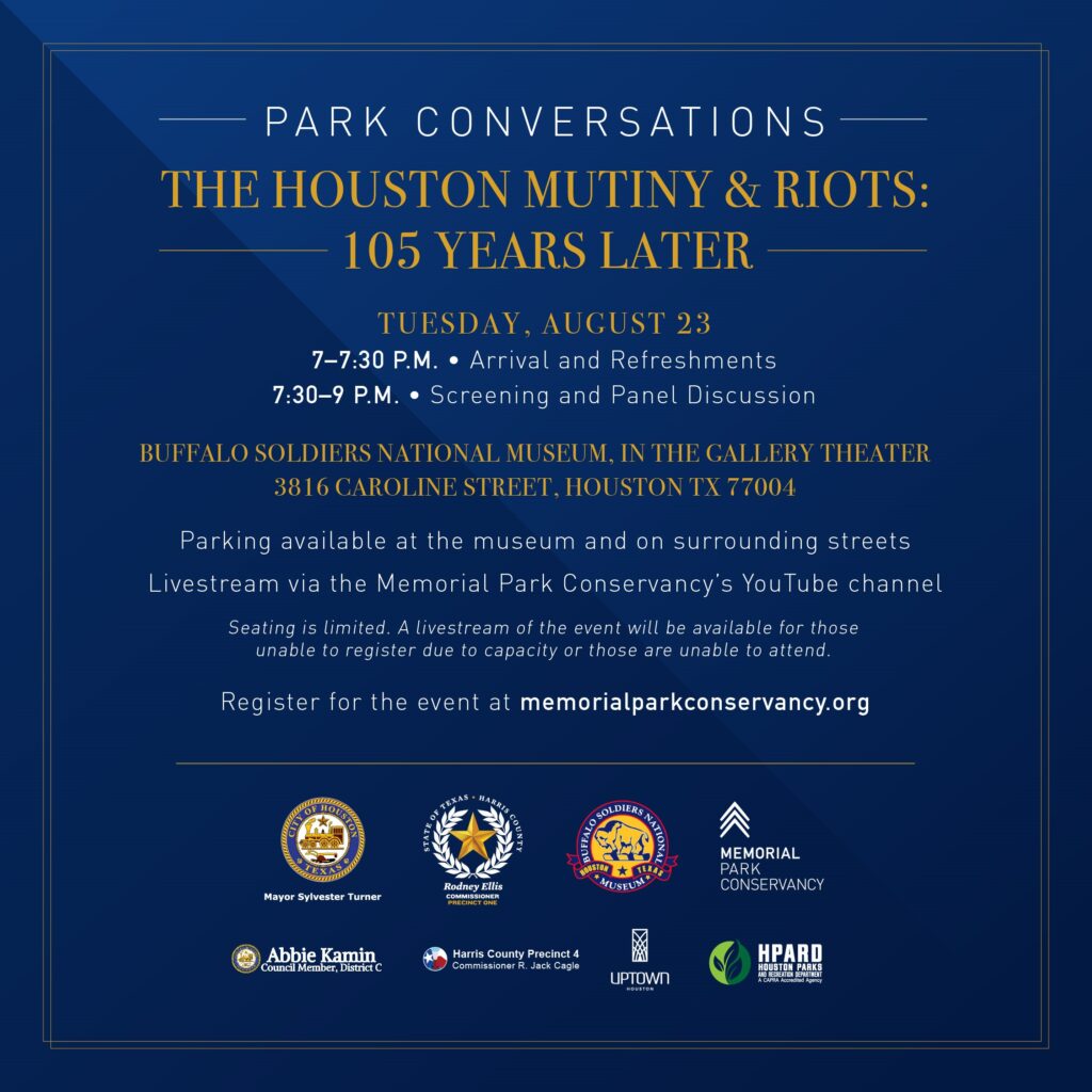 Park Conversations | The Houston Mutiny & Riots: 105 Years Later